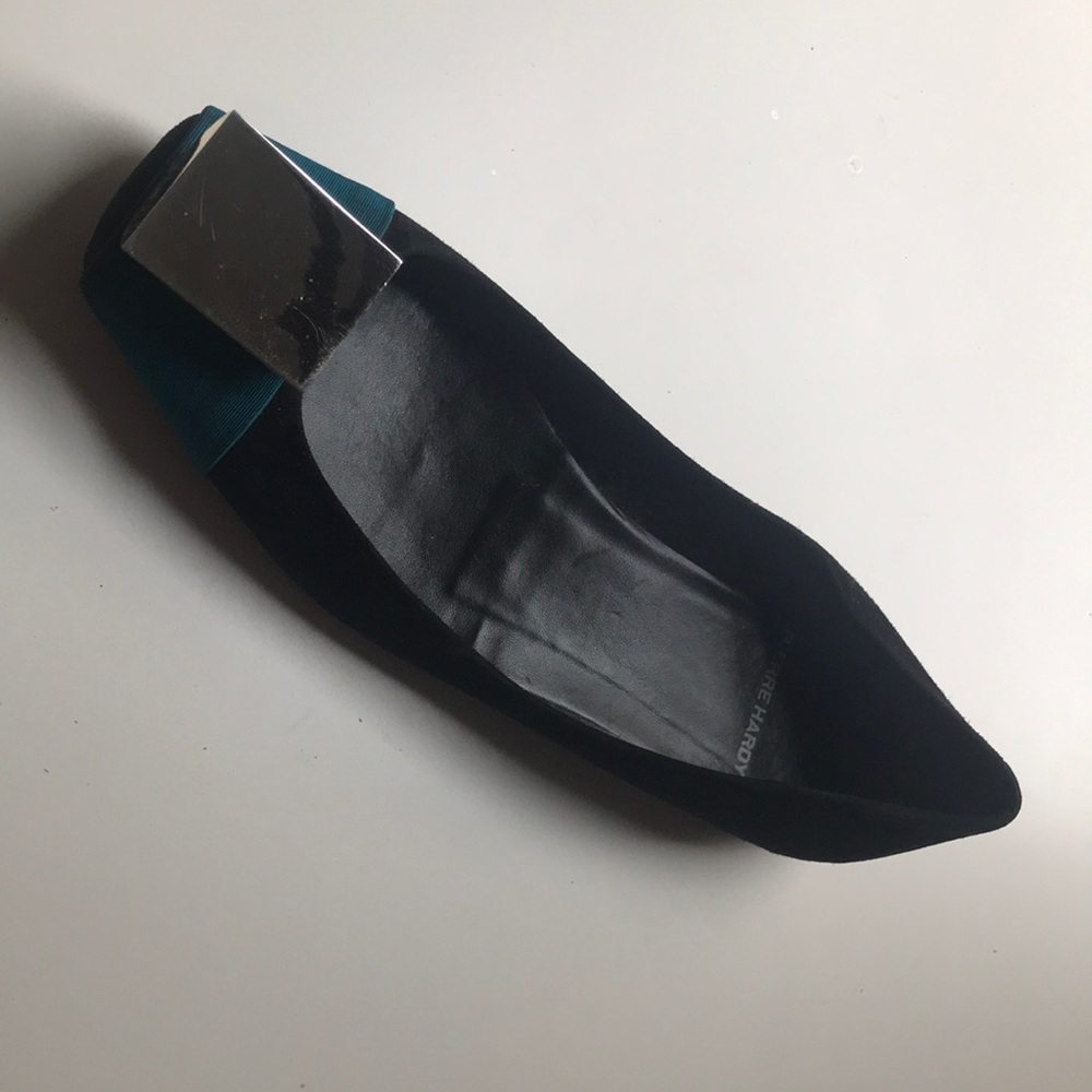 Black and blue flats by Pierre Hardy